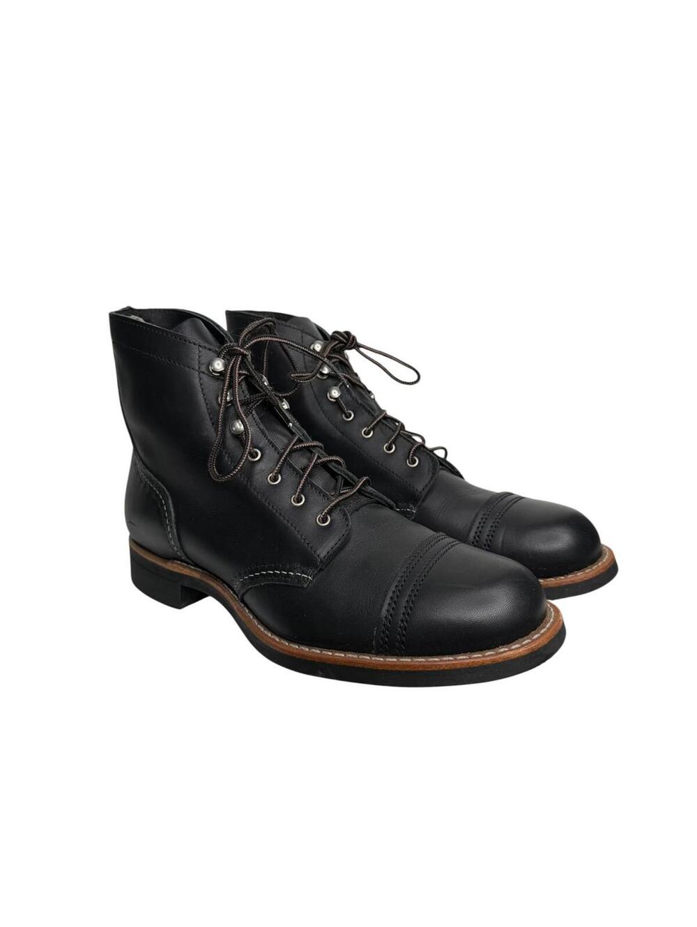Red Wing 3366 Iron Ranger Black Leather Boots USA